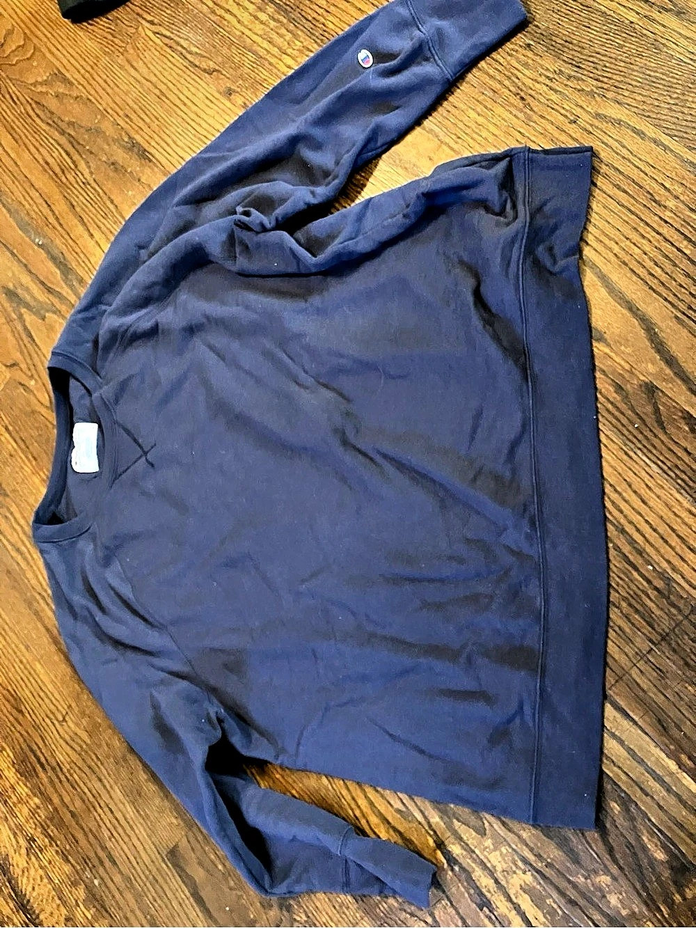 Champion Authentic Athleticwear Crewneck Sweatshirt Blue Large